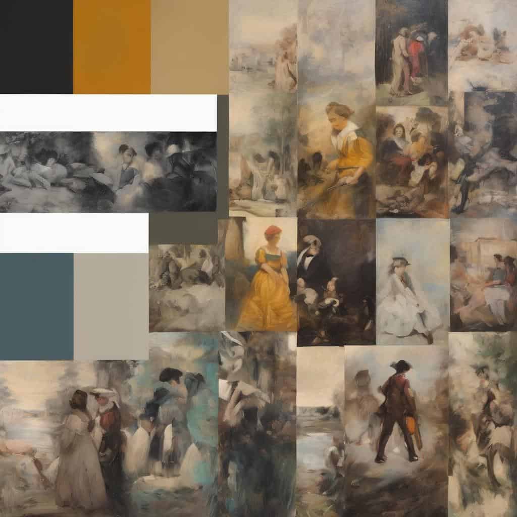 Πίνακες με καλλιτέχνες που δημιούργησαν με πάθος και πόνο, εκπέμπουν συναισθήματα και τέχνη.